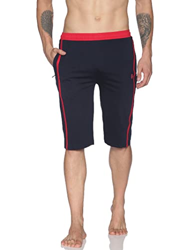 Image of Dollar Men's Casual Cotton Capri 3 /4th Shorts (Pack of 1)