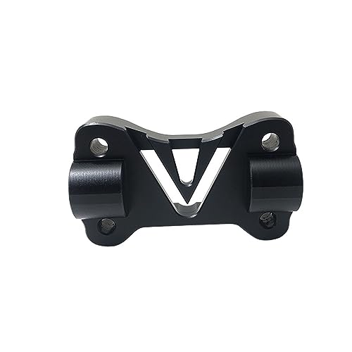 Elevador de Manillar de Motocicleta, Adaptador de 1-1/8 ', Altura de la Barra de elevación de hasta 20mm para CB500 CB 500X 2019 2020 2021 2022 Accesorios Tubo dirección(Negro)