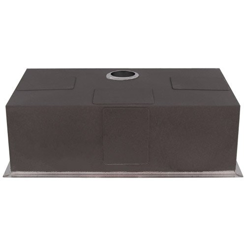 Phoenix 36" Undermount 16 Gauge Stainless Steel Square Kitchen Sink Zero Radius