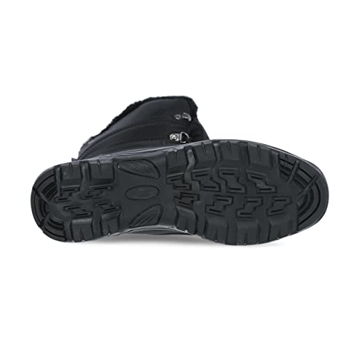 Trespass Mens Negev Ii Leather Snow Boots (12 Us) (Black) #TOP5