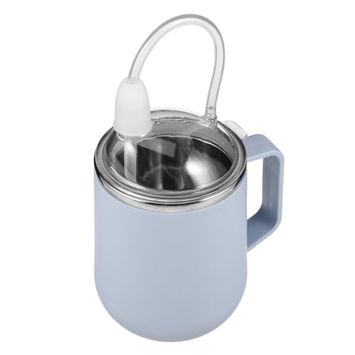 BETOOKY ����җp�M���J�b�v �X�g���[�t�� 450ml �R��h�~�݌v �n���h���t�� �X�e�����X�� ���p�H�� ���ݕ��⏕ ������Q�΍� �Q�����芳�Ҍ���