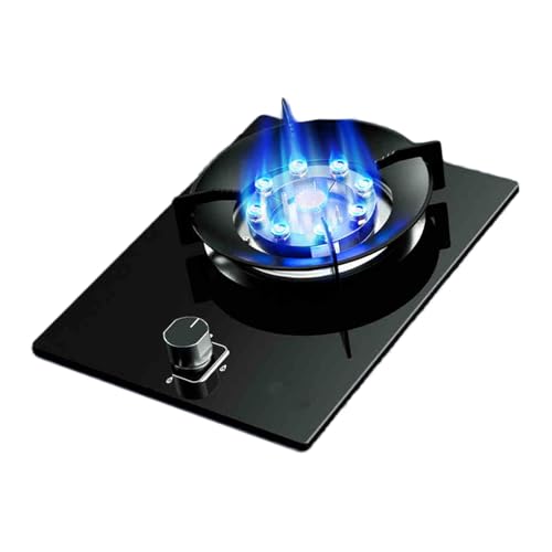 Cocina De Gas De Un Solo Quemador Con Panel Vítreo, 5,2 KW, Empotrada En El Escritorio, For Restaurantes Familiares Y Puestos De Comida.(NG)