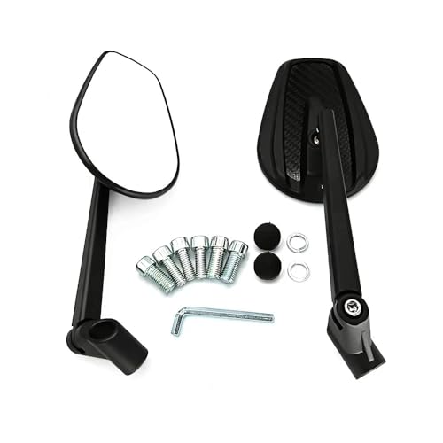 Espejos retrovisores universales de carbono para motocicleta Grom Shadow de 8 y 10mm