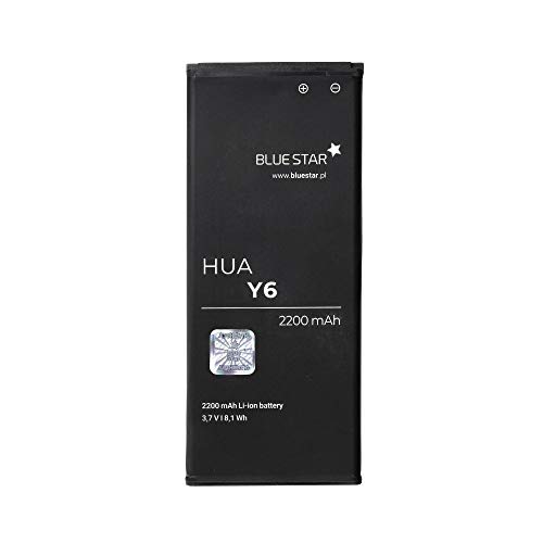  Blue Star Premium - Batería de Li-Ion litio 2200 mAh de Capacidad Carga Rapida 2.0 Compatible con el Huawei Y6