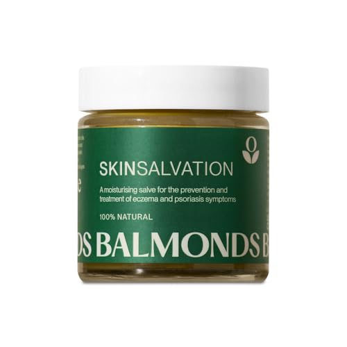 Balmonds Skin Salvation 4oz. (120ml), Salve for Dry, Rough & Sensitive Skin – All-Purpose Intensive Moisturizer with Calendula, Hemp & Beeswax – 100% Natural Balm & Cruelty Free