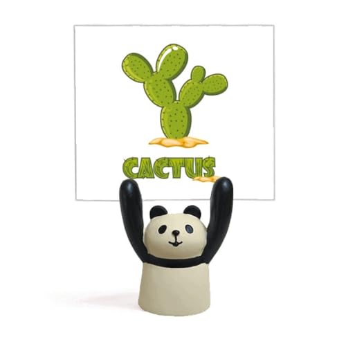 Support de mémo vert et plantes grasses, cadeau original de bureau
