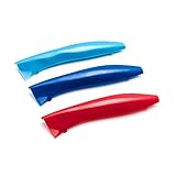 Xotic Tech M-Colored Tri Grille Insert Trims Strips, Front Center Kidney Grilles Compatible with BMW E85 E86 Z4 2002-2008 (9 Beams)