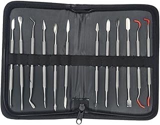 Wax Carvers Set 12-Piece with Case Stainless Steel (R-492) Modeling Tools, Clay & Pottery Tools, Modeling, Sculpting, Carving Tools,Terracotta Tools-image-23
