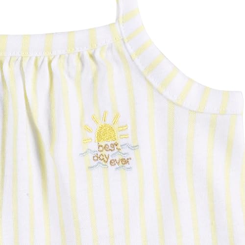 Gerber Baby Girls Sleeveless Tunic Top and Diaper Cover Set, Stripe, 6-9 Months - image 4