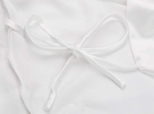 sunshinemall Women's Satin Kimono Robes with Rhinestones Bride Bridesmaid Short Getting Ready Wedding Dressing Gown4