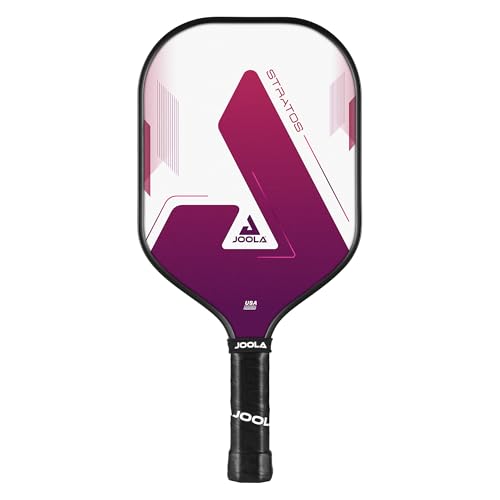 JOOLA Stratos Pickleball Paddle – Reinforced Fiberglass Surface, Honeycomb Polypropylene Core, USAPA Approved, Durable & Beginner-Friendly Pickleball Racket with Comfortable Grip