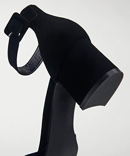Jeossy Women's Low Chunky Heels Pump Dress Shoes Sexy Low Heel Pumps for Women - Image 4