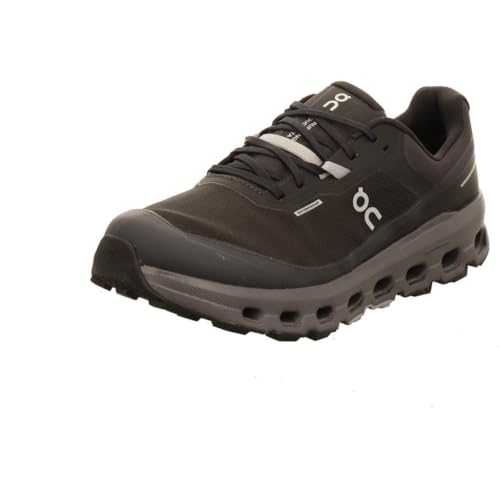 On Men's Cloudvista 2 Waterproof Sneaker, Black/Eclipse, 8.5