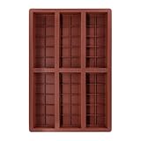 Molde De Barra De Chocolate - Molde De Silicona Profunda Para Barra De Chocolate Y Caramelo | Molde Para Dulces De Chocolate | Molde Para Barras De Chocolate Rellenas | Molde Para Hacer Fondant De Sil