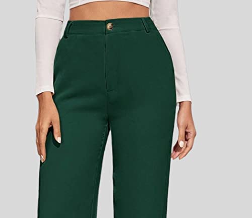 Image of Elendra Women Lycra - Bootcut Trousers Pant Wide Leg