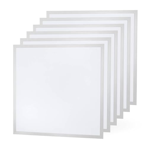 Ledvion - 6x LED Panel 60x60 36W 6500K 4000 Lumen Einbau Deckenleuchte Inkl. LED Treiber mit Schnellanschluss