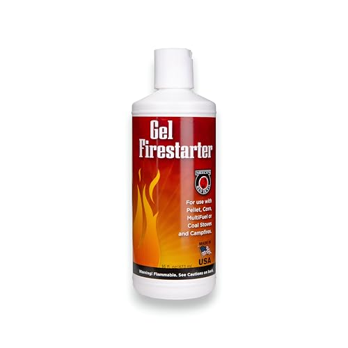 Meecos Red Devil 416 Gel Firestarter - Fire Starter Gel for Igniting Pellet Corn & Coal Burning Stoves (16 fl oz) - Made in The USA