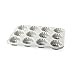 Nordic Ware Formed Mini Bundt, 12 Cavity Cupcake, Twilight Blue