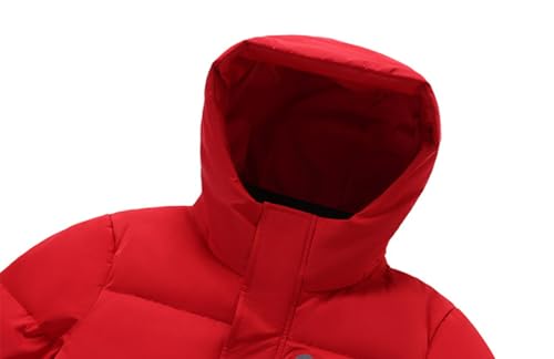 DINGDONG'S CLOSET Kid Boys Girls Winter Hooded Zipper Down Parka Puffer Jacket3