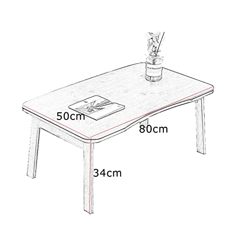 Table basse table pliante multifonctionnelle en bambou pour ordinateur - 4