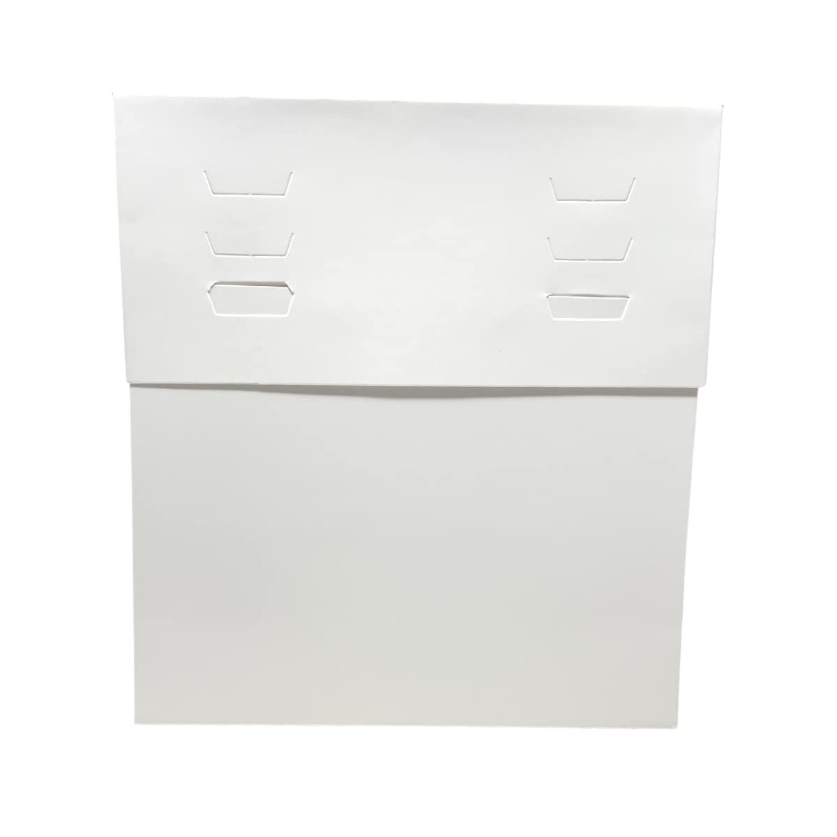 Decoracion Dulce - Set di 5 scatole per dolci bianche regolabili in altezza (da 35 x 35 x 20 a 30 cm)