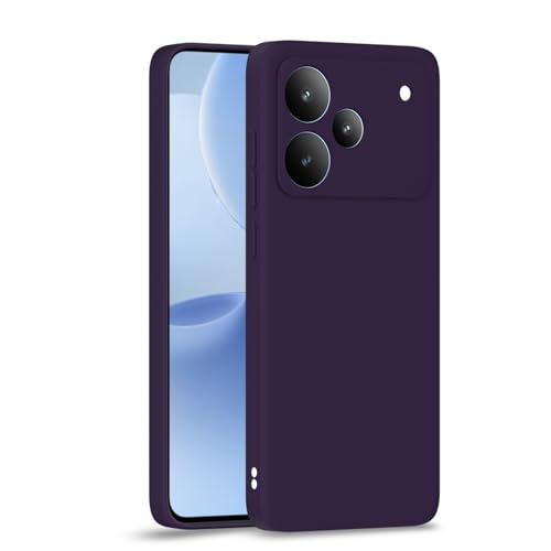 Image of Outlouders Back Cover for Realme P4 5G | Camera Protection | Durable Soft Matte Silicone Bumper Case (Purple)
