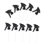 GRADENEVE 10個 スプレーボトル用可能ノズル 標準 口径対応 交換用トリガースプレーヘッド 精密設計で安定噴霧 ミスト 直射切替可能 家 園芸 清