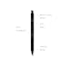 Uni Kuru Toga Metal Mechanical Pencil, 0.3mm Extra Fine, Auto-Advancing Lead Rotation, All-Metal Body, Nocturne Black (M3KH1P.24)