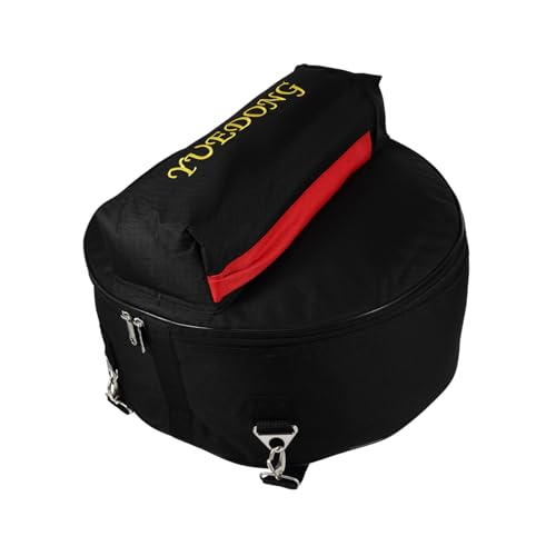 BESTonZON 14 Drum Bag Adjustable Straps Waterproof Oxford Cloth Snare Drum Backpack Case Black