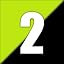 2 Pairs - Black+Fluorescent