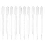 PATIKIL 3ml Pipettes compte-gouttes, 60pcs Pipettes en plastique Pipettes jetables Pipette...