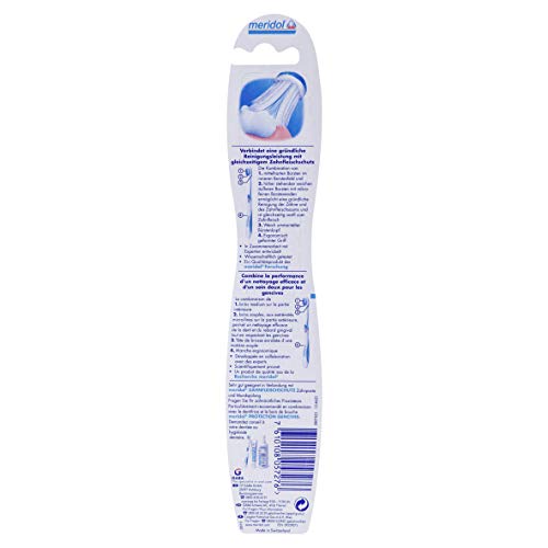 Brosse à dents Meridol Medium lot de 3 hygiène dentaire et nettoyage interdentaire - 3