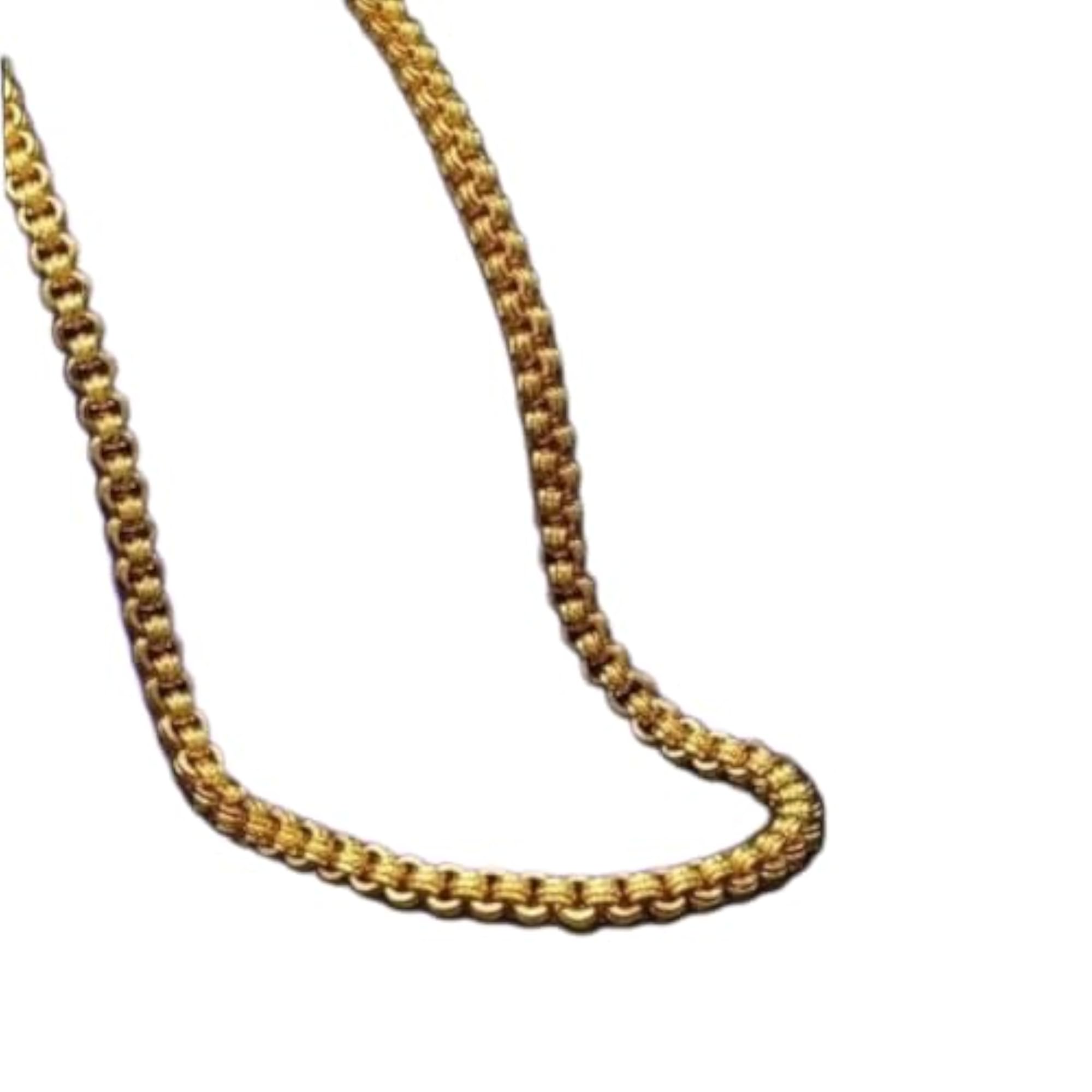 Traditional 1 Gram Plated Chain, 24 Inch
