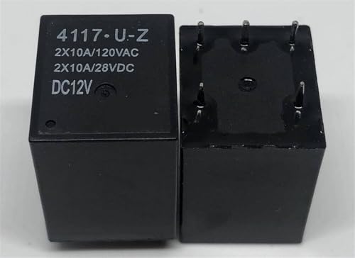 Relais 4117-U-Z DC12V 5 broches pour circuit automobile et automatisme