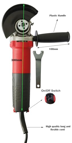 Image of Inditrust 1200W 3 MONTHS WARRANTY 100% Copper Winding Electric angle grinder machine 4inch with 1pc grinding wheel