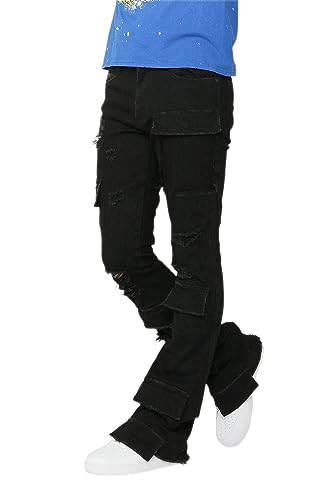 Men's Glenn Stacked Flare Jean