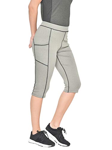 Image of CHKOKKO Women's High Rise Regular Fit Polyester Blend Leggings