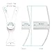 Male Flat Protection Cage with Waist Strap, Portable Negative Inverted Cage for Sissy Men -USXA04 (Transparent, Short)