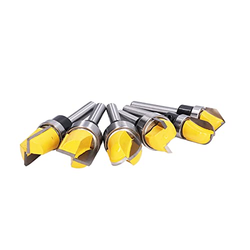 Juego de 6 brocas de corte al ras herramientas de carburo vástago 6 mm para proyectos de madera 4