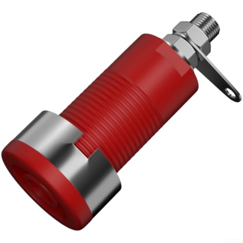 Image of 4mm Safety Connector Panel 1000V CAT III Rated(Red)