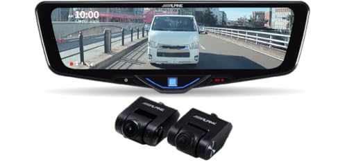 アルパイン ドライブレコーダー搭載 10インチデジタルミラー DVR