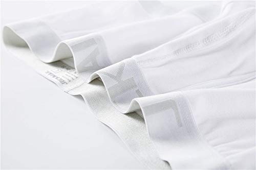 Jockmail 3Pcs/Pack Mens Boxer Briefs Men's Underwear Cotton Mens Boxers Ultra Soft Low Rise Underwear Mens Underwear (As1, Alpha, L, Regular, Regular, White+Black+Grey) #TOP5