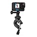 Sametop Handlebar Bike Pole Mount Motorcycle Clamp Mount Compatible with GoPro Hero 12 11 10 9 8 7 6 5 Session DJI Action Cameras - 360 Degree Rotation