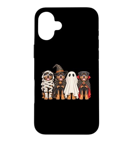 Rottweiler Halloween Costume Witch Ghost Mummy Vampire �X�}�z�P�[�X iPhone 16 Plus �p