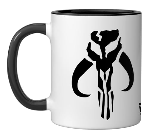 Taza cerámica Star Wars Mandalorian logo mythosaur 11 oz miniatura 1