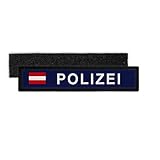 2,5x12,5cm Copytec Patch Polizei Österreich Namenschild Beamter Abzeichen Austria #31845