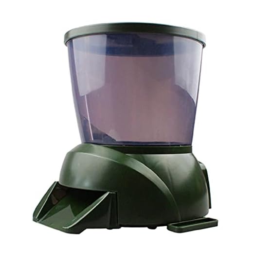 Idkska Automatic Large-capacity Feeding Device Regularly.Fish Food Storage Dispenser.fish Tank Feeder For Garden Pond