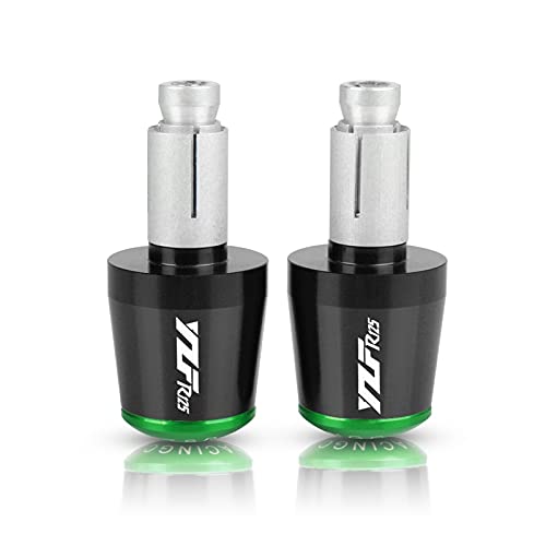 Guidon poignées 22mm pour Yamaha YZF R125 embout vert