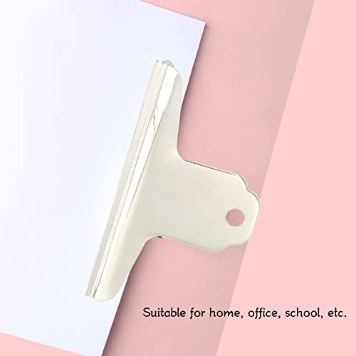 Clipes de buldogue, alça confortável 3 peças de dobradiça de metal para sacos de comida para casa pa