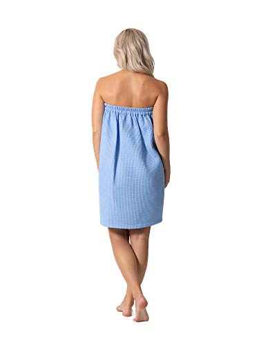 Image of Robe Direct Quick Dry, Lightweight Waffle Spa /Bath Wrap with Adjustable Closure & Elastic Top